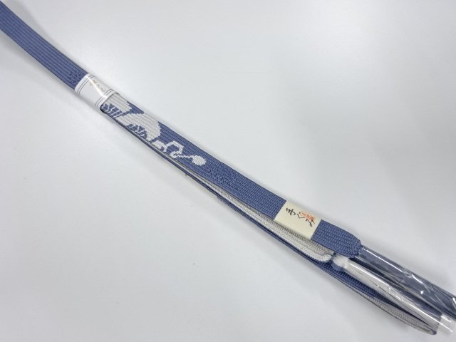 JAPANESE KIMONO / UNUSED KOREI HAND-TIED OBIJIME